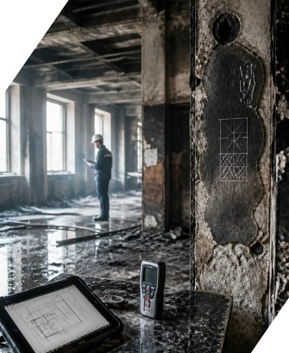 Обследование зданий после пожара в Бузулуке от 15636 р. | ЭкспертизаРоссия