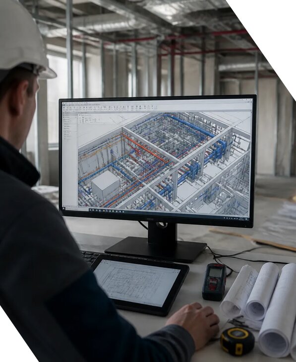 Создание BIM модели инженерных сетей для объектов в Бузулуке